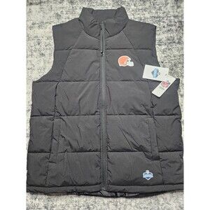 Cleveland Browns Puffer Vest Black Size 2XL by GIII NFL Scouting Combine NWT